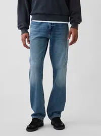 Relaxed Straight Jeans - light wash — view 2