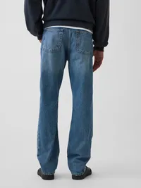 Relaxed Straight Jeans - light wash — view 4