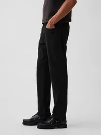 Relaxed Straight Jeans - moonless night — view 3