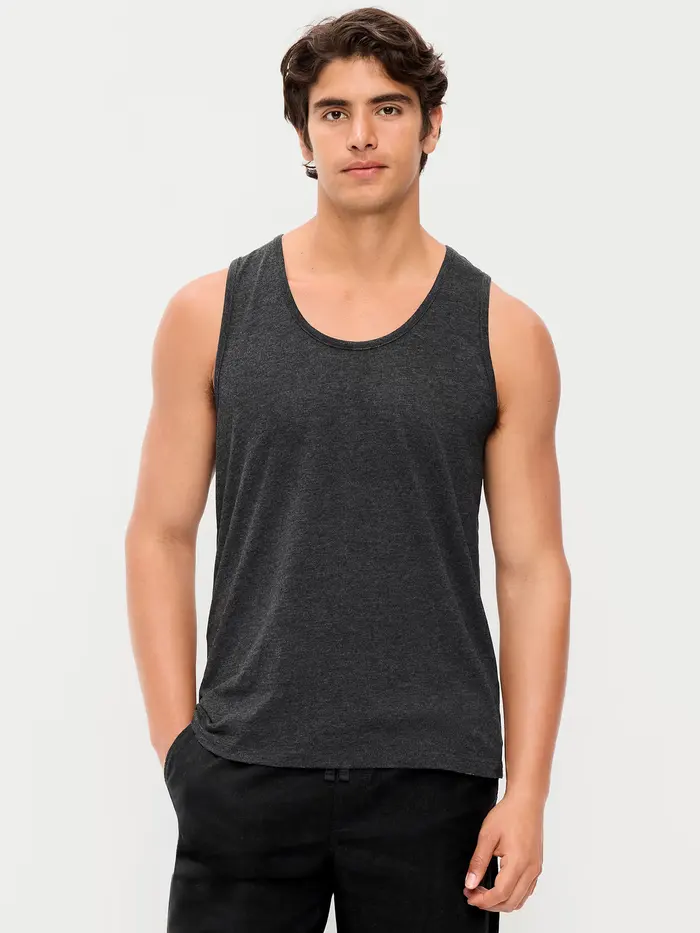 Relaxed Tank - Dark Gray