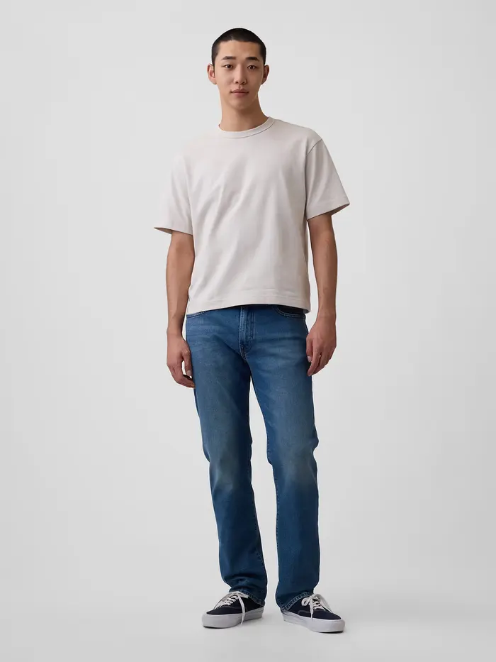 Relaxed Taper Jeans - Medium Wash