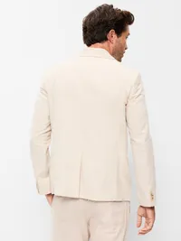 Relaxed Unlined Linen-Blend Blazer - A Stone's Throw — view 2