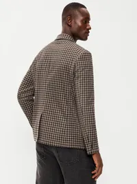 Relaxed Unlined Twill Blazer - Elkhorn — view 2
