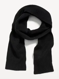 Ribbed Scarf - Black Jack — view 2