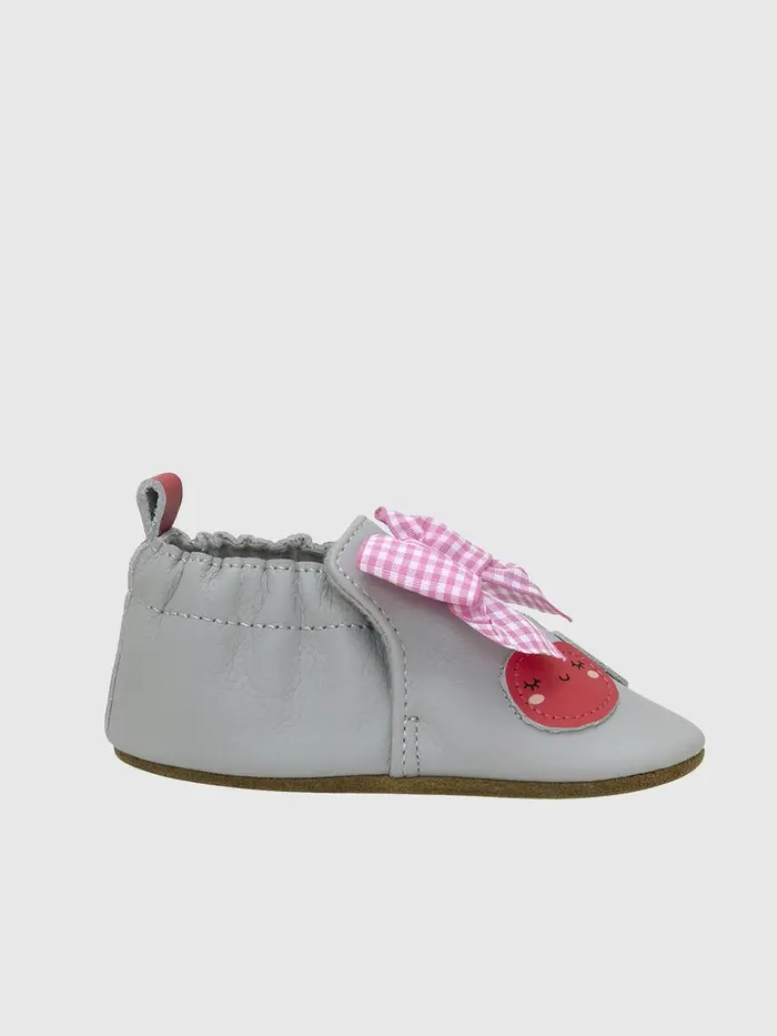 Robeez Cherry Cute Soft Soles - Grey