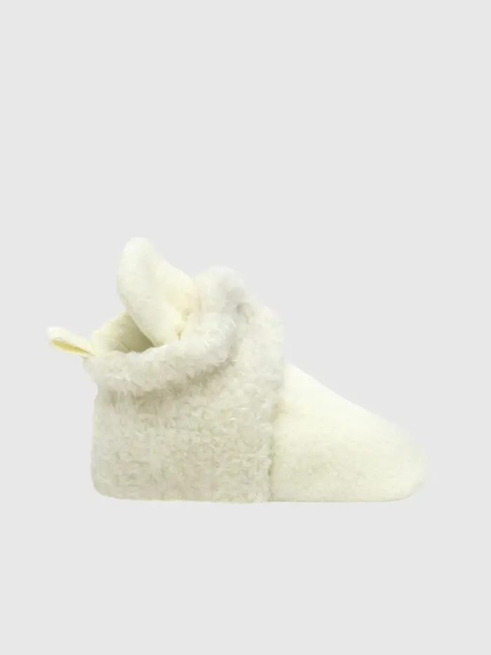 Robeez Sullivan Snap Booties - Ivory