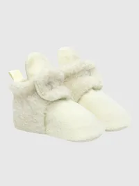Robeez Sullivan Snap Booties - Ivory — view 2