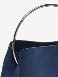 Romantic Ring Handle Bag - In The Navy — view 5