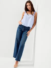 Rosette-Strap Tank Top - Float Your Boat — view 3