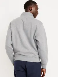Rotation Fleece Quarter Zip - Medium Gray Heather — view 2