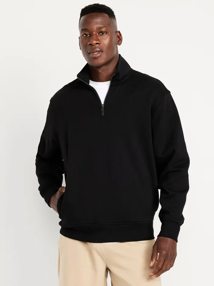 Rotation Quarter Zip - Black Jack