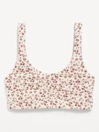 Ruched Cotton Bralette - Wine Tasting — view 4