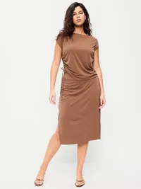 Ruched Midi Skirt - Coco de mer — view 4