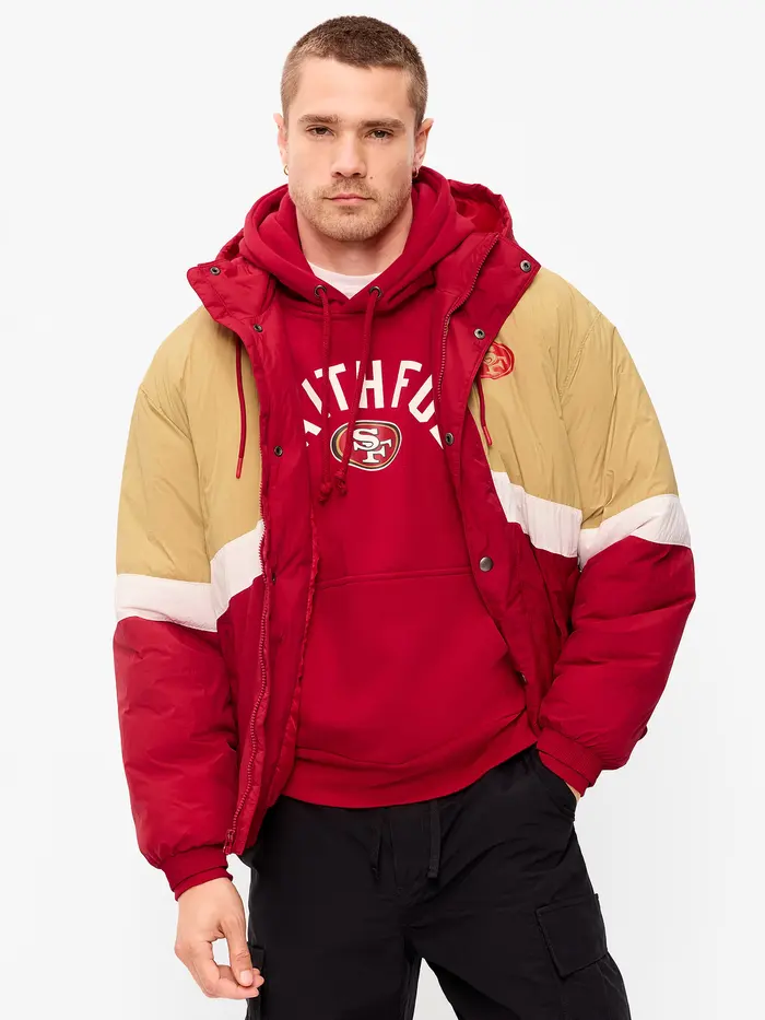San Francisco 49ers Oversized Jacket for Adults - San Francisco 49ers