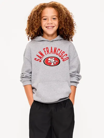 San Francisco 49ers Oversized Pullover Hoodie for Boys - San Francisco 49ers