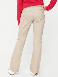 School Uniform Bootcut Pants for Girls - Khaki — view 2
