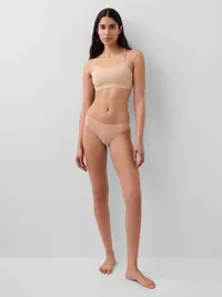 Seamless Racerback Bralette - Blush beige — view 4