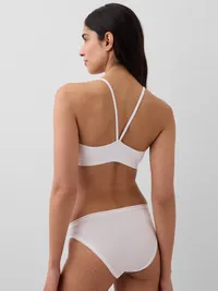 Seamless Racerback Bralette - Optic white — view 2
