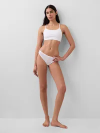 Seamless Racerback Bralette - Optic white — view 4
