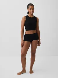 Seamless Shorty - True black — view 4