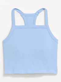 Seamless Square-Neck Longline Bra - Periblue — view 3