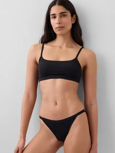 SecondSkin Bralette - True black