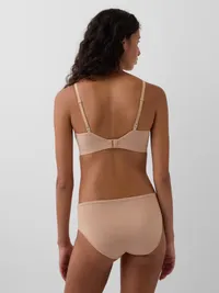 SecondSkin Crossover Bralette - Blush beige — view 2