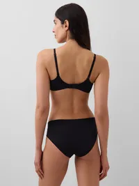 SecondSkin Semi-Demi Bra - True black — view 2