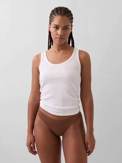 SecondSkin Thong - Cacao brown