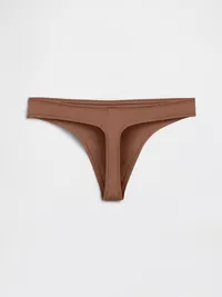 SecondSkin Thong - Cacao brown — view 5