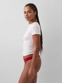 SecondSkin Thong - Sled red — view 2