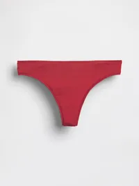 SecondSkin Thong - Sled red — view 4