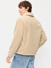 Shawl-Collar Sherpa Pullover - A Stone's Throw — view 2