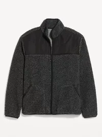 Sherpa Full-Zip Jacket - Chrome Gray — view 2