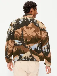 Sherpa Full-Zip Jacket - Forest — view 2