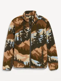 Sherpa Full-Zip Jacket - Forest — view 4