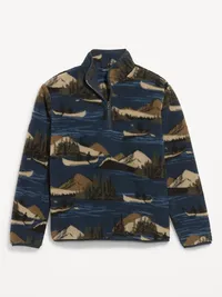 Sherpa Quarter Zip - Paddle Boat Blue — view 4