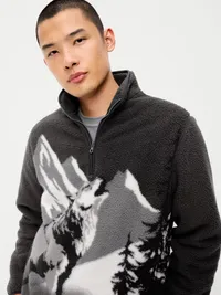 Sherpa Quarter Zip - Timberwolf — view 3