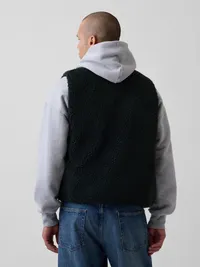 Sherpa Zip Vest - green gitane — view 3