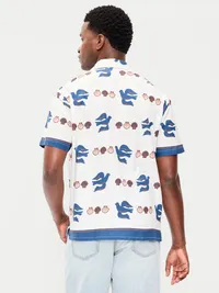 Short-Sleeve Camp Shirt - Blue Dove — view 2
