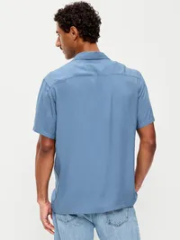 Short-Sleeve Camp Shirt - Moonlight Ocean — view 2