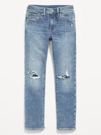 Slim 360° Stretch Jeans for Boys - Destructed Wash — view 4