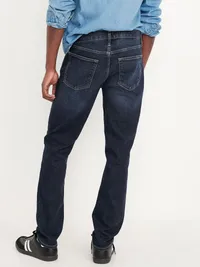 Slim 360° Tech Stretch Performance Jeans - Dark Destroyed — view 2