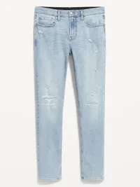 Slim 360° Tech Stretch Performance Jeans - Light Destroyed — view 4