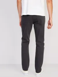 Slim Built-In Flex Five-Pocket Pants - Dark Gray — view 2