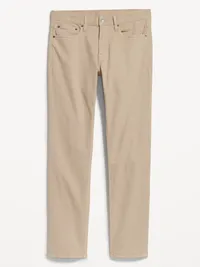 Slim Built-In Flex Five-Pocket Pants - Light Khaki — view 4
