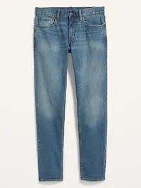 Slim Built-In-Flex Jeans - Light Wash — view 4