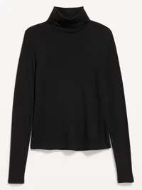 Slim-Fit Turtleneck - Black Jack — view 4