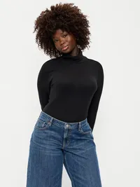 Slim-Fit Turtleneck - Black Jack — view 5