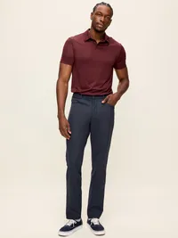 Slim Tech Hybrid Pants - Classic Navy — view 2